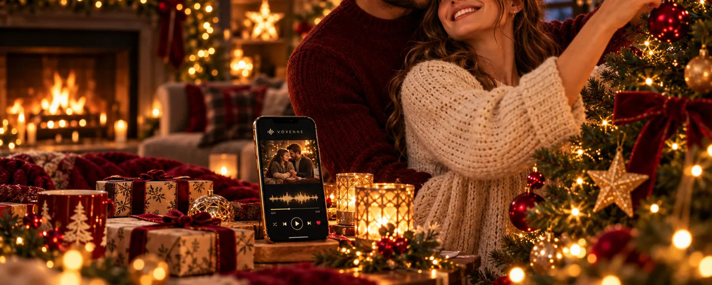 Personalised Christmas Song Gift From Your Story – Think of the first Christmas together, Dad's familiar joke or a treasured family gathering: these details make the music yours. – 3