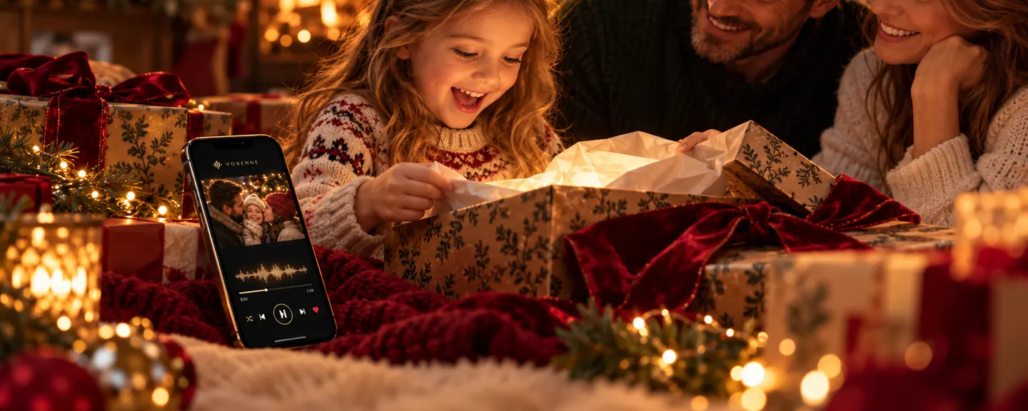 Personalised Christmas Song Gift From Your Story – Think of the first Christmas together, Dad's familiar joke or a treasured family gathering: these details make the music yours. – 4