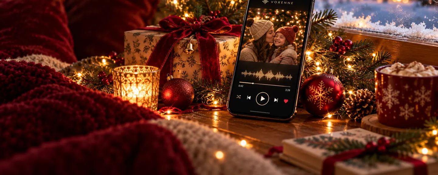 Personalised Christmas Song Gift From Your Story – Think of the first Christmas together, Dad's familiar joke or a treasured family gathering: these details make the music yours. – 7