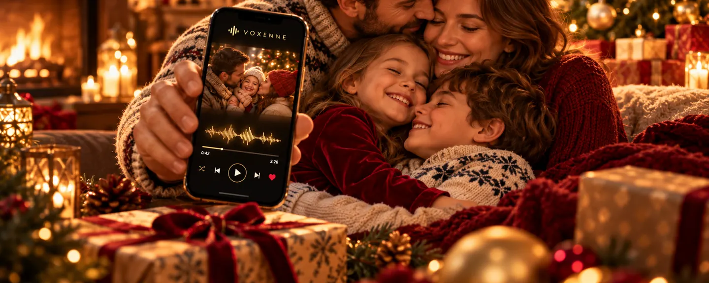 Personalised Christmas Song Gift From Your Story – Think of the first Christmas together, Dad's familiar joke or a treasured family gathering: these details make the music yours. – 8