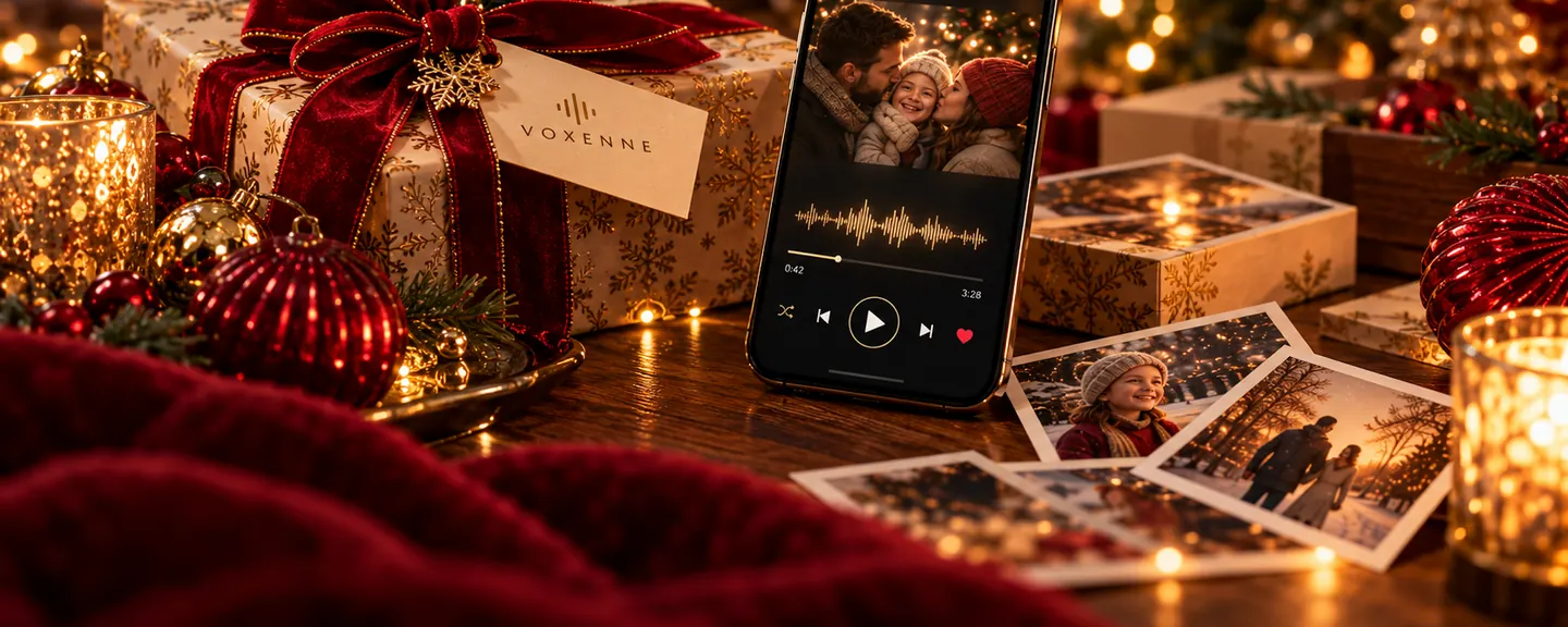 Personalised Christmas Song Gift From Your Story – Think of the first Christmas together, Dad's familiar joke or a treasured family gathering: these details make the music yours. – 9