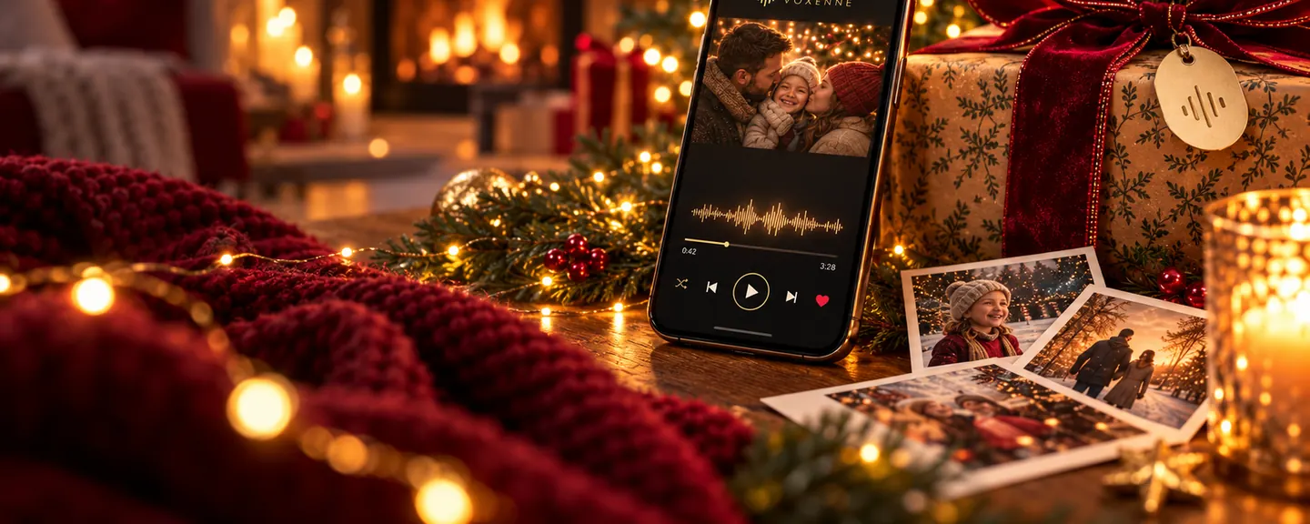 Personalised Christmas Song Gift From Your Story – Think of the first Christmas together, Dad's familiar joke or a treasured family gathering: these details make the music yours. – 10